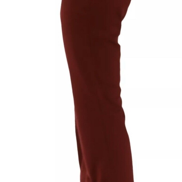 IMAN Global Chic Perfect Ponte 360 Slimming Boot-Cut Pants (Red) New - Picture 4 of 4